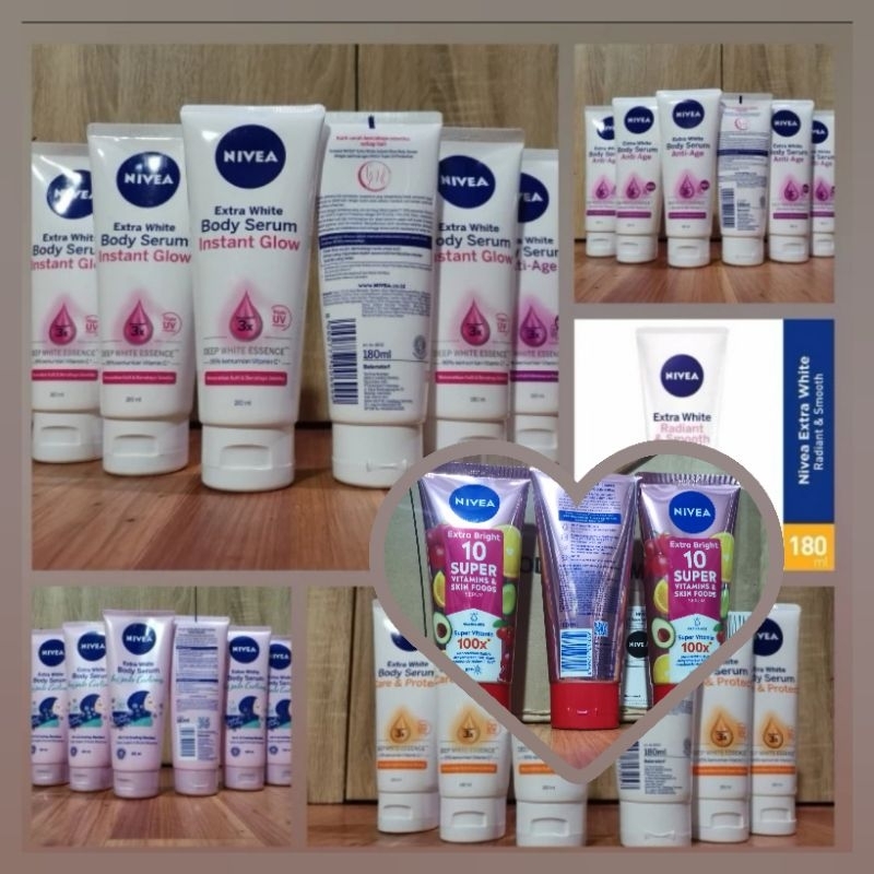 Nivea Body Serum Tube 180ml all variant