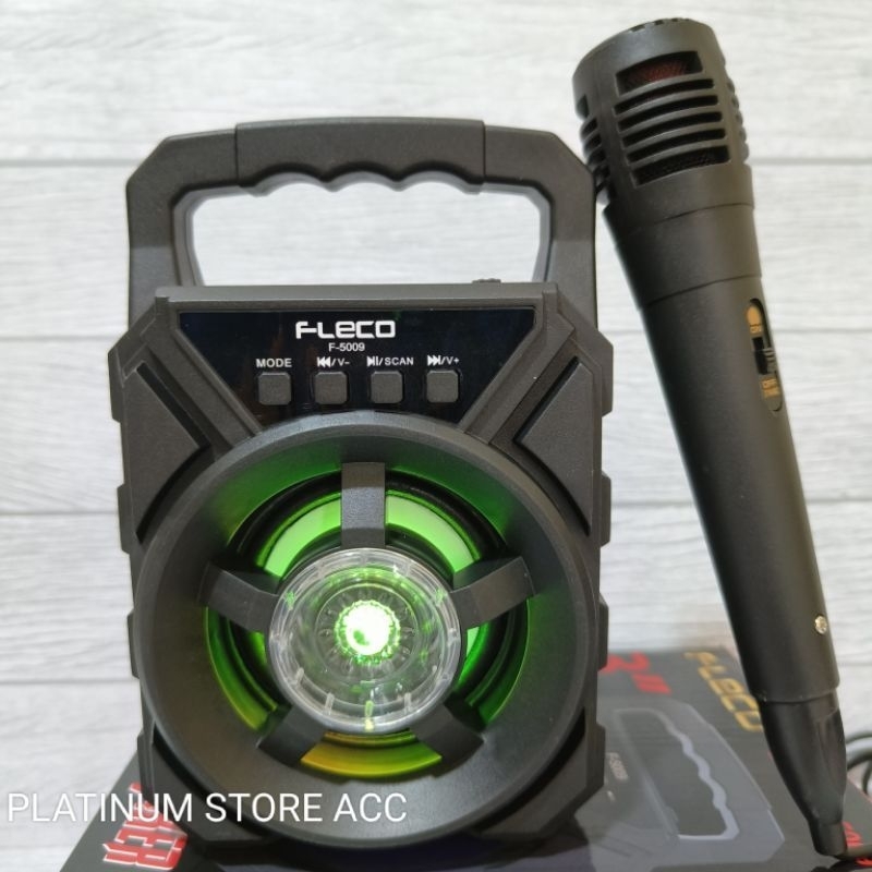 FLECO SPEAKER BLUETOOTH F-5009 MP3 MULTIMEDIA RADIO FM/SPEAKER WIRELESS F5009 USB SALON MINI PORTABLE