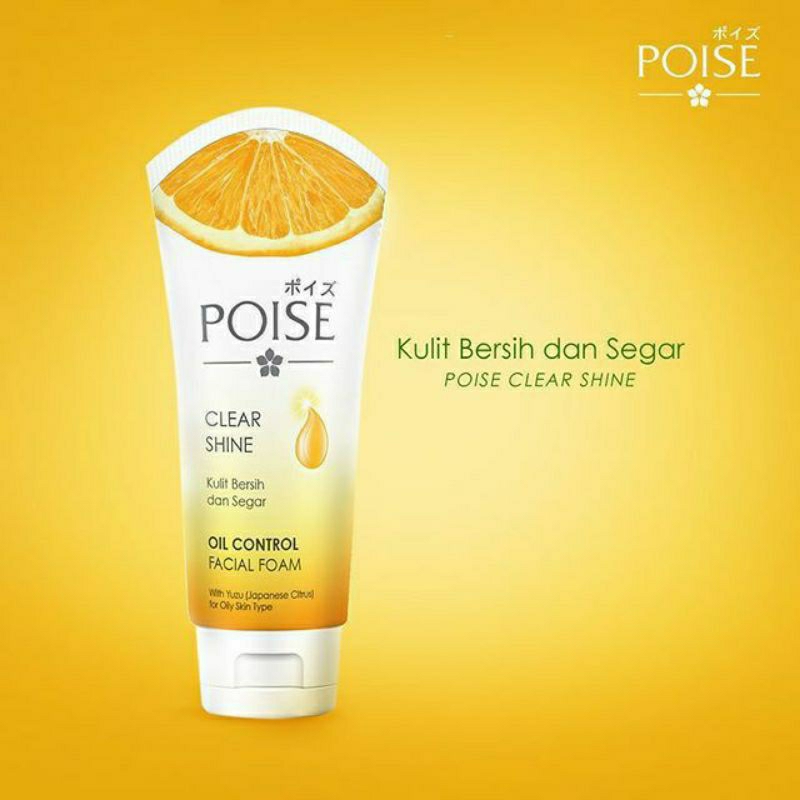 POISE Luminous White Whitening Facial Foam 100 gr