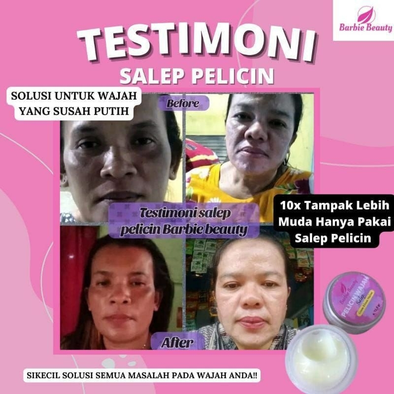 SALEP PELICIN WAJAH BARBIE BEAUTY ORIGINAL ( bisa discan barcode )