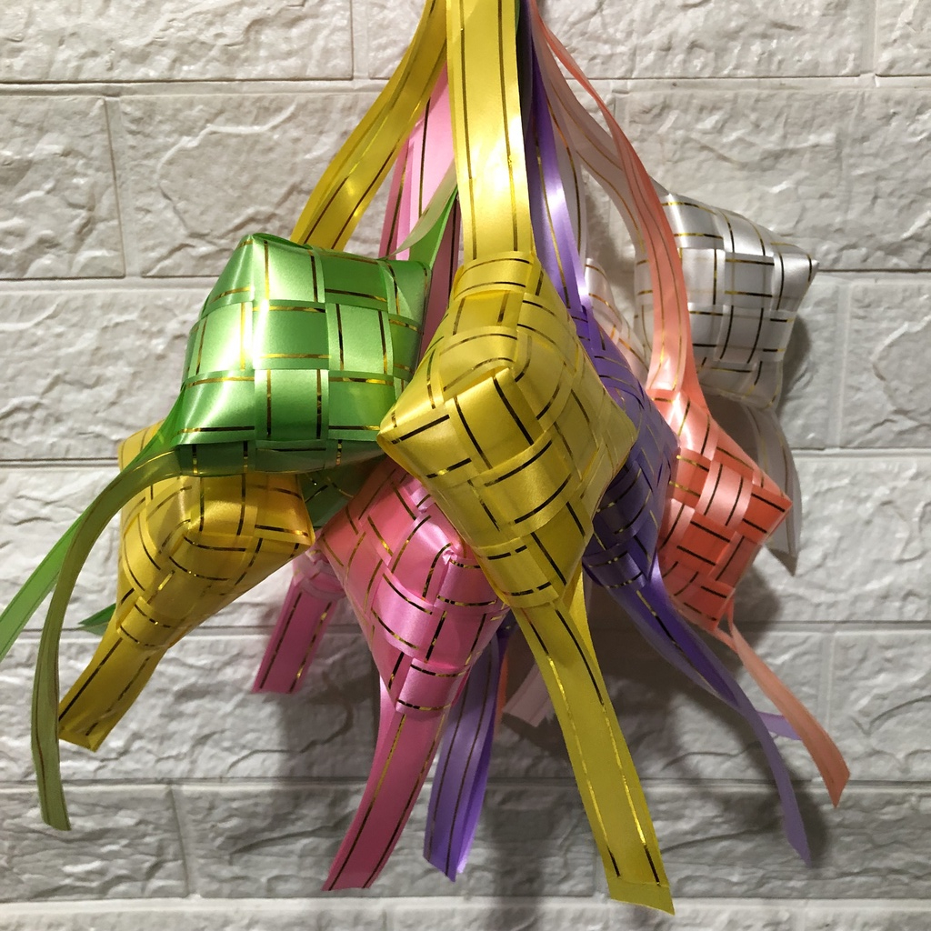 

Ketupat Pita Jepang PASTEL | Hiasan Ketupat | Ketupat Lebaran Uk.7x7