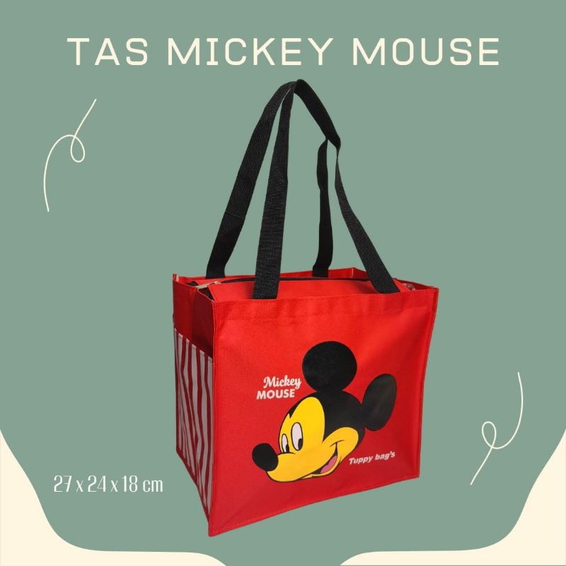 Minnie mouse bag #tas bekal #tas Mickey mouse #tas jinjing