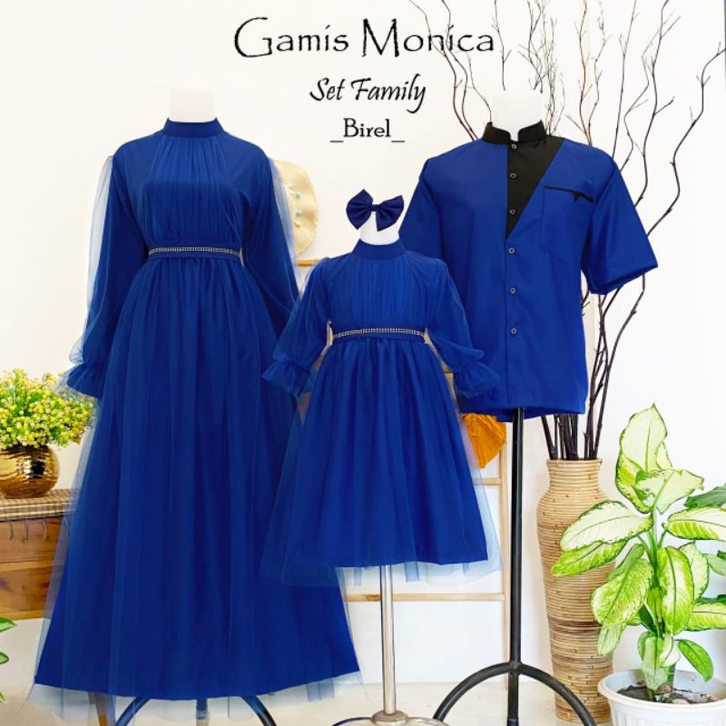 GAMAIS ANAK DAN DEWASA / COUPLE MOMS KIDS /  GAMIS MONICA
