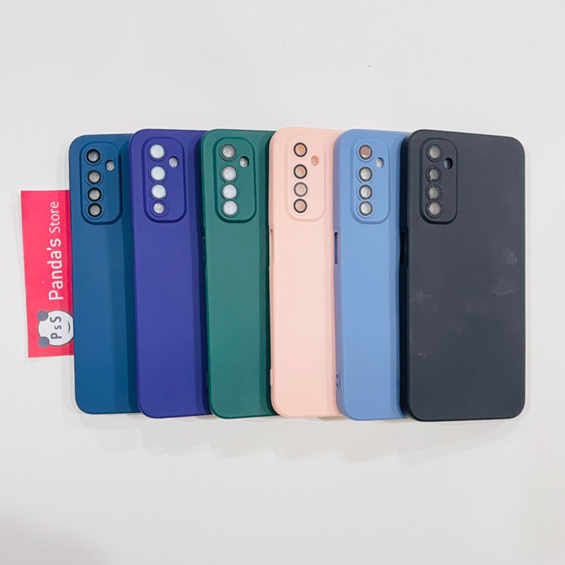 Case Realme 6 Lenspro Makaron Full Color Softcase Pro Lensa