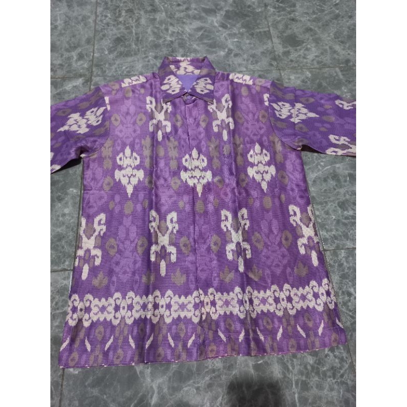Preloved Batik Pria Lengan Pendek