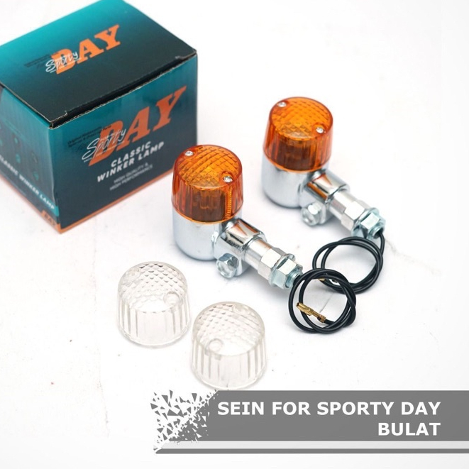 sein reteng lampu sein sen DAY SPORT - Palu Model Bulat - For CB palu besi - import berkualitas#9