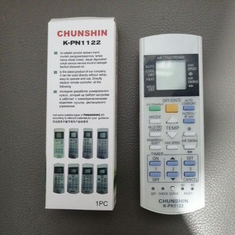 REMOTE/REMOT AC PANASONI ECONAVI AUTOCOMFORT ECOSMART INVERTER R32 DAN R22  MULTI UNIVERSAL 