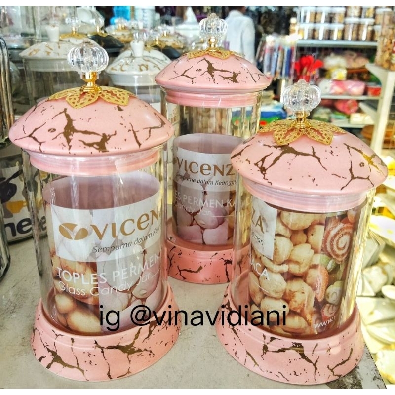 Toples Vicenza Motif Marmer / Marble set