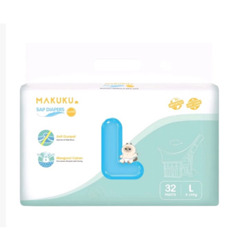 Makuku SAP Diapers Comfort Nb28/S38/M32/XL28/XXL28