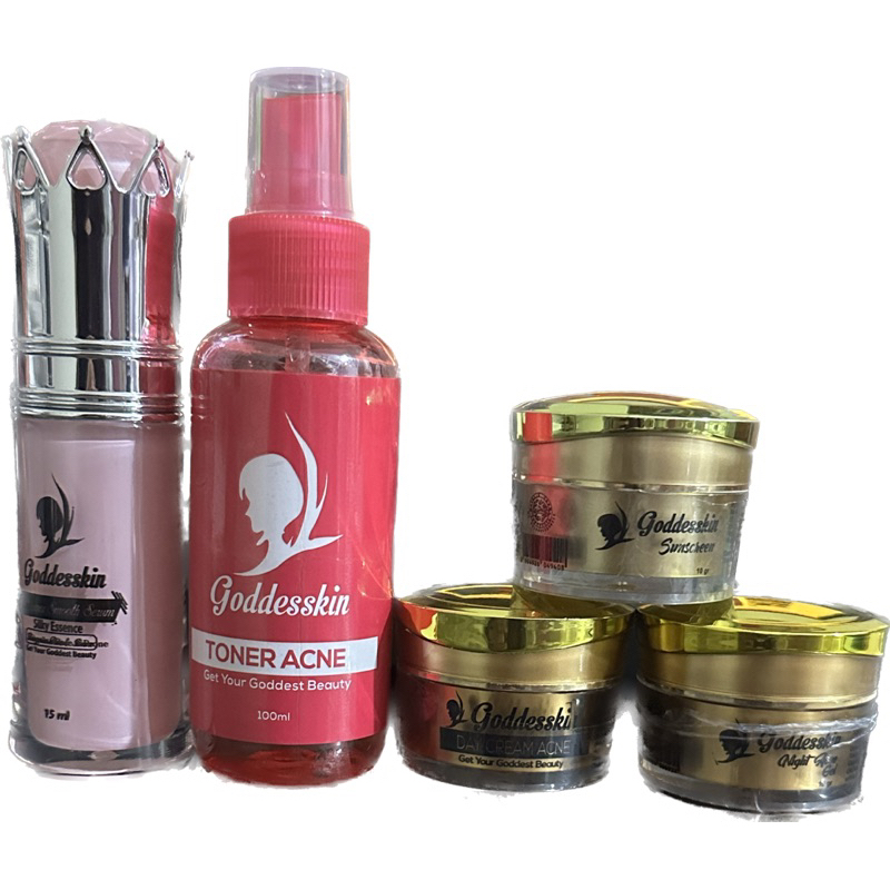 PRELOVED Goddesskin by athena goddesskin toner acne goddesskin silky essence/ serum sutra radiance s