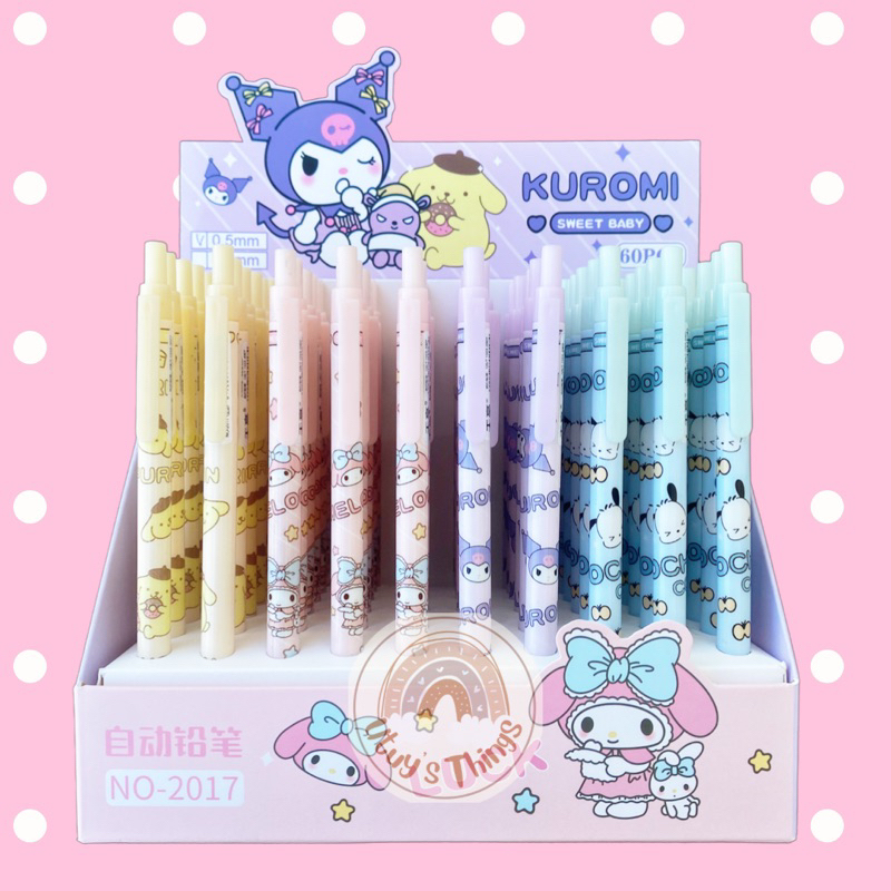 

pensil mekanik basic sanrio melody / kuromi / pochacco