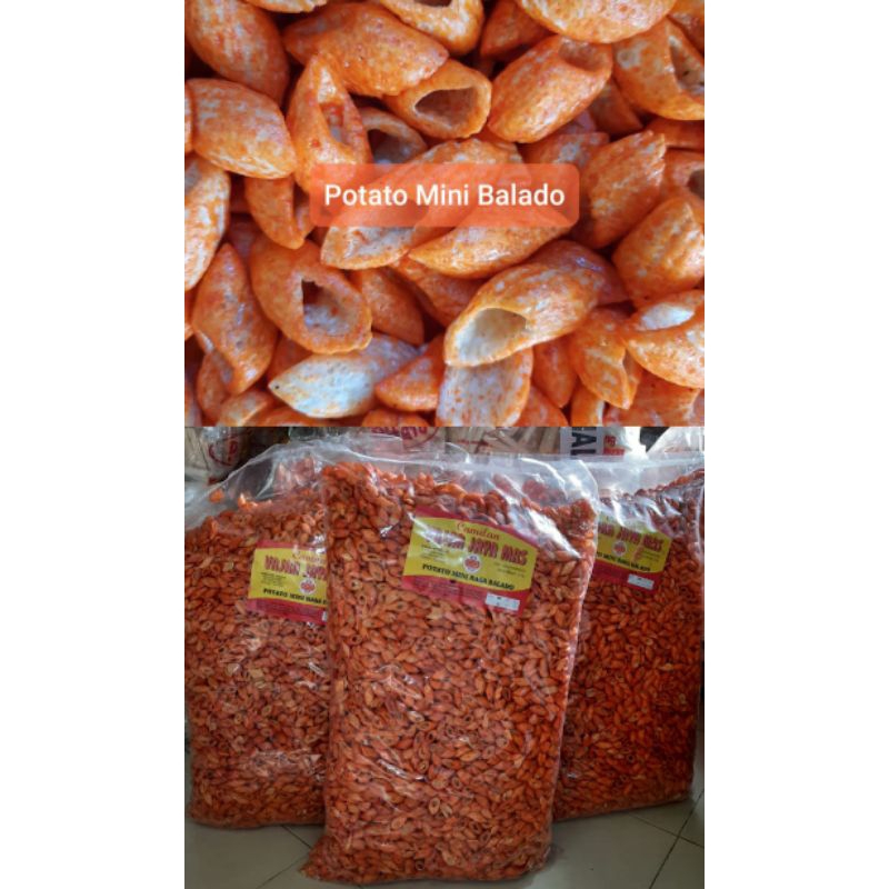 

Pitato mini balado kemasan ball 1kg snack kiloan murah makanan ringan