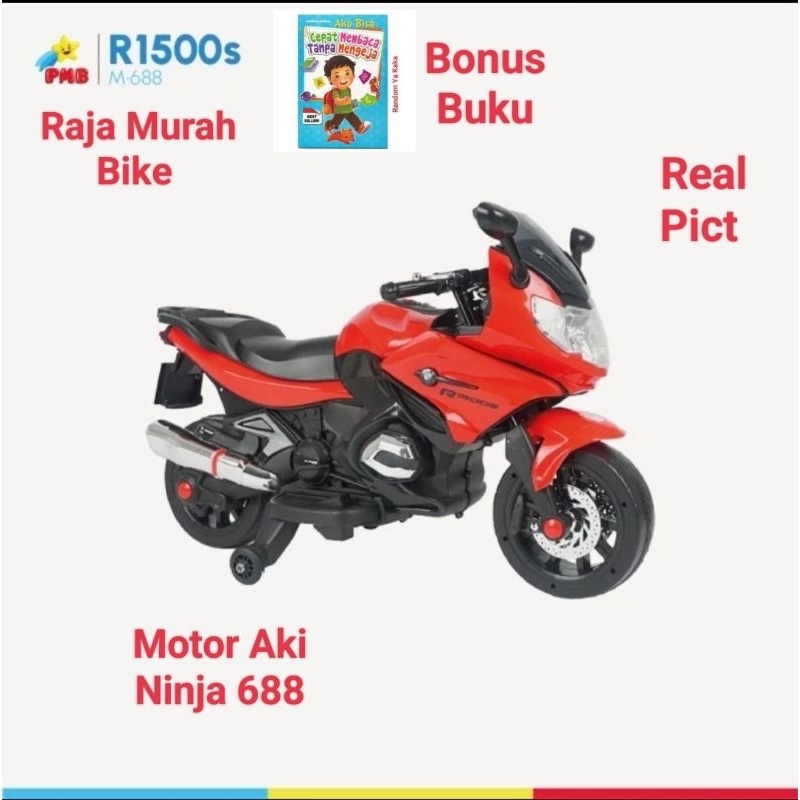 Motor Aki PMB M-688 Mainan Anak Motor Aki BMW PMB M-688 Ninja