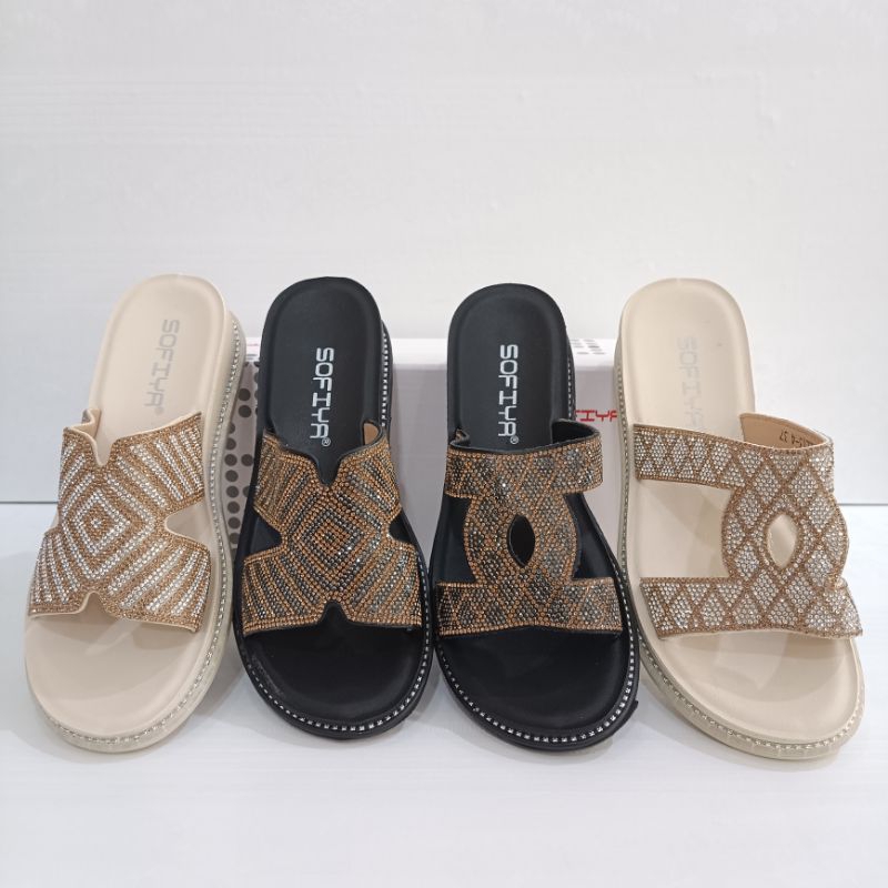 Sandal Flat Sofiya Haq rendah sedang 3,5cm tipe 2213-3 | Sandal Fashion Sofiya 2213-4 | Sandal Import Sofiya | Sandal Impor Sofiya