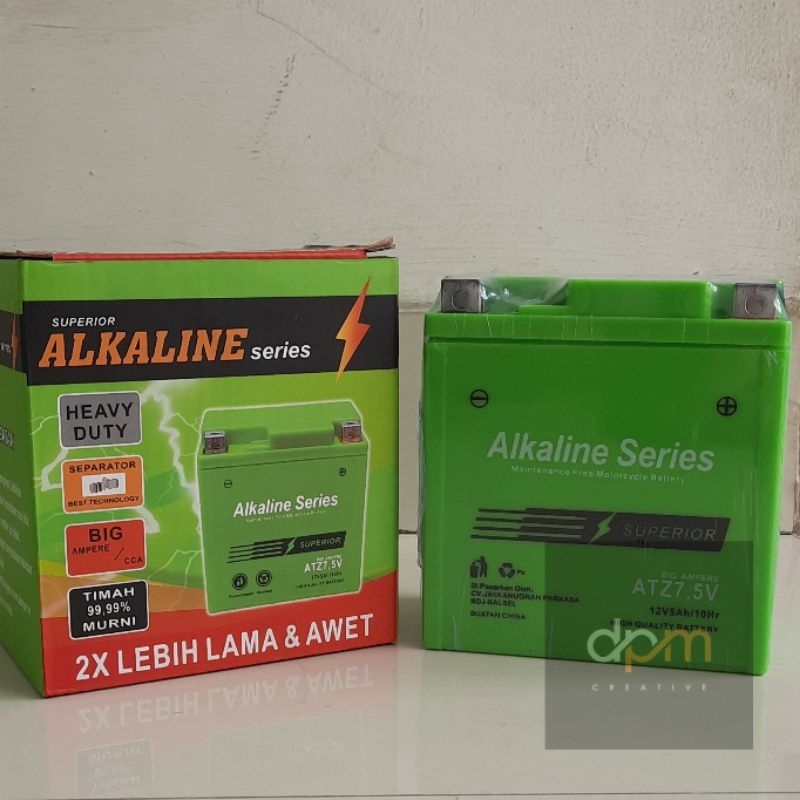 Aki Kering ALKALINE A7Z7,5V // Untuk Motor NMAX, Aerox, Lexi