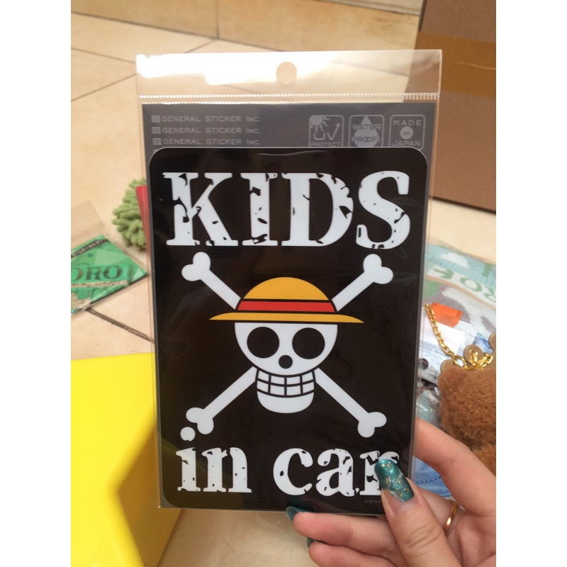 Sticker Mobil One Piece Mugiwara Store Stiker Mobil Sticker Kids In car one piece originl japan orig