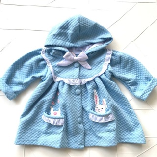Baju Bayi Perempuan 6 12 Bunny mantel wafle pakaian bayi cewek