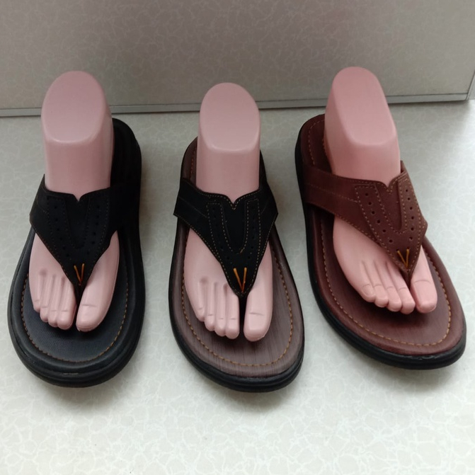 SANDAL JEPIT PRIA CASUAL KULIT SINTETIS SP-03