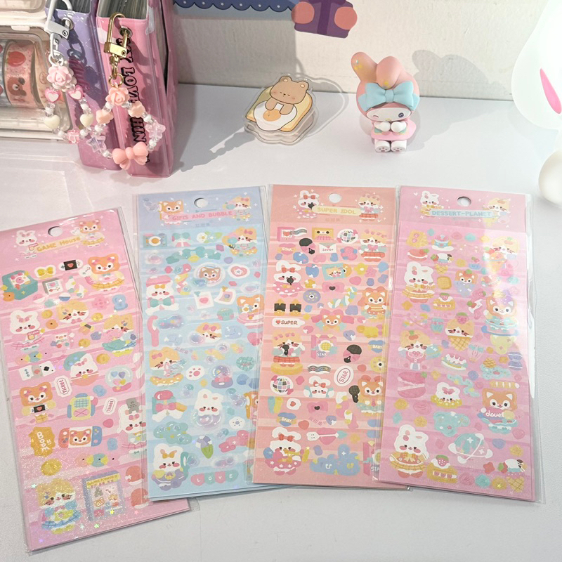 

sticker confetti deco photocard korea readystock B612