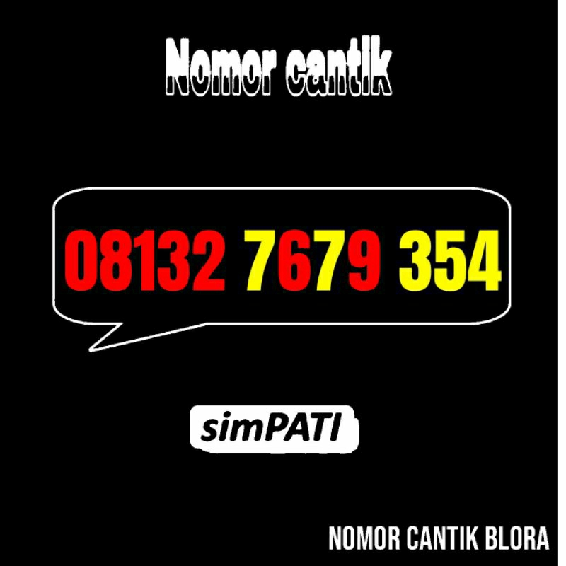 Nomor Cantik Simpati 354 3544 35444