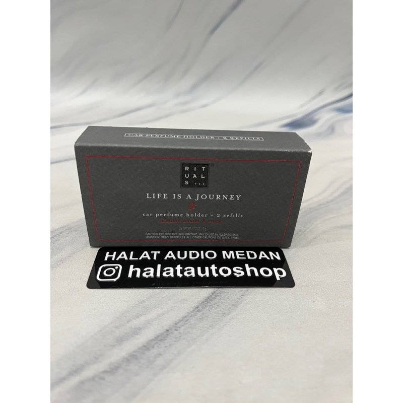 Rituals Homme Car Perfume Diffuser Arabian Amber & Musk / Parfum Pewangi Pengharum Mobil