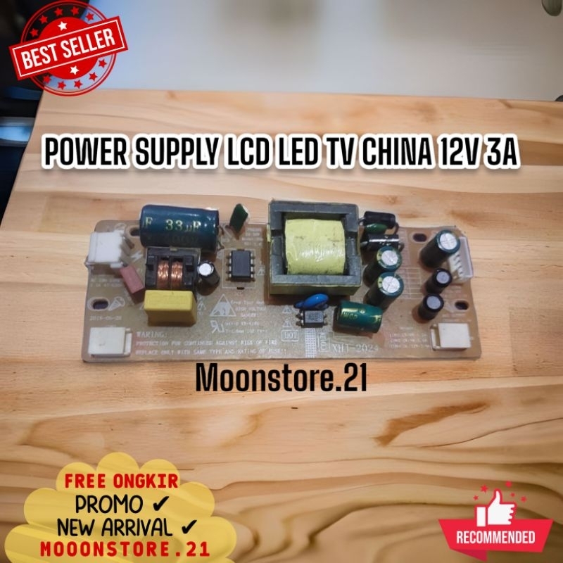 POWER SUPPLY LCD LED TV CHINA 12V 3A