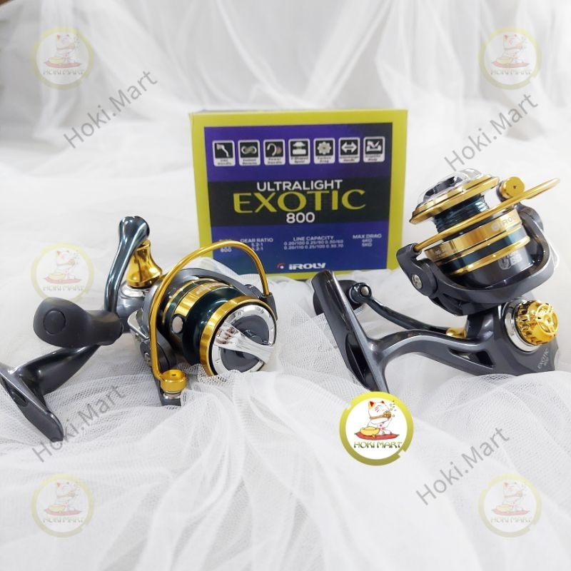 Reel Pancing UL iroly exotic 500 800 / reel ultralight