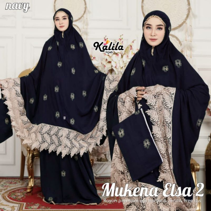 Mukena Elsa 2 Premium Quality By Kalila