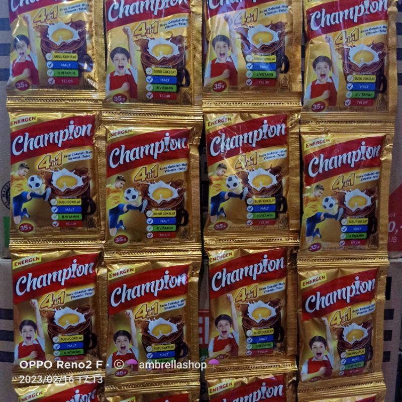

ENERGEN CHAMPION 10 Sachet