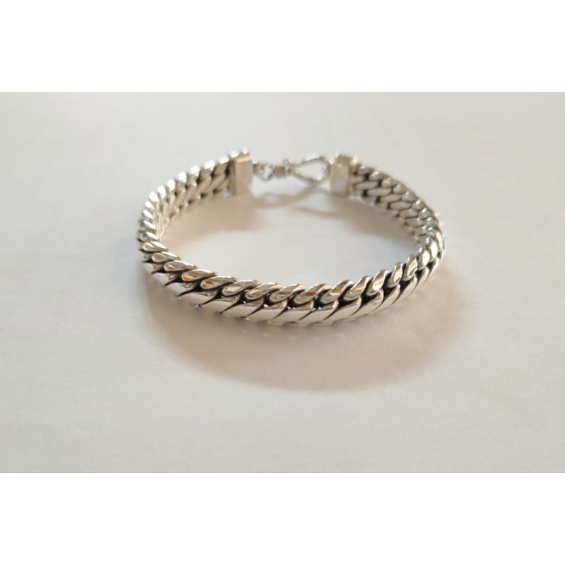 gelang pria gelang perak pria gelang silver 925 gelang rantai gelang cowok