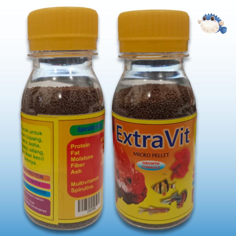 Makanan ikan hias EXTRAVIT 55GR