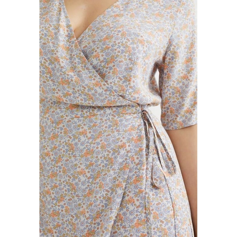 Hm wrap cotton dress