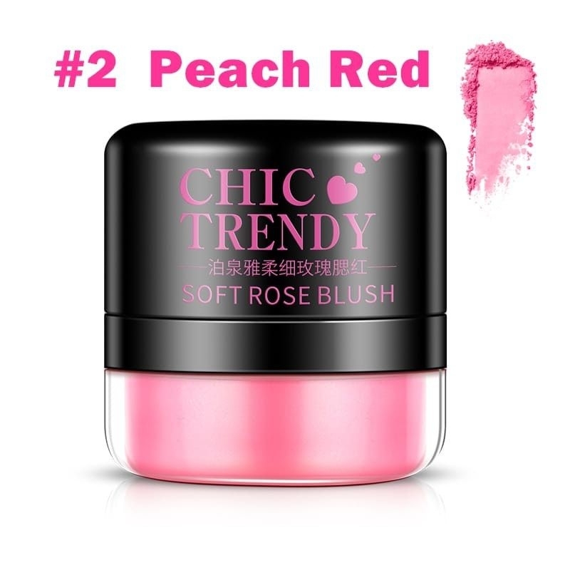 Medan Termurah/Blush On Chic Trendy/Soft rose blush blush on chic pemerah pipi