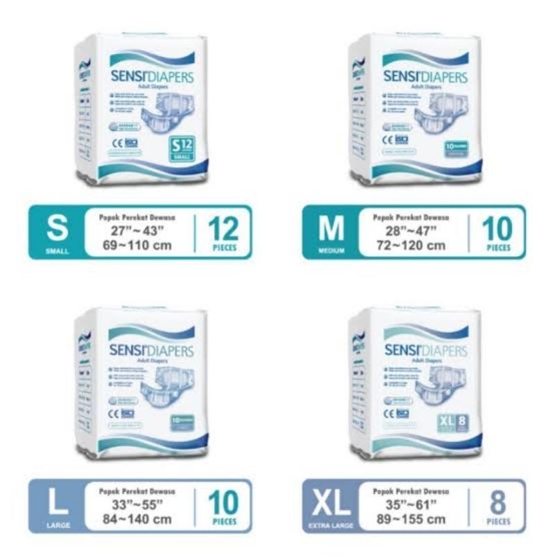 Sensi Adult Diapers Popok Dewasa