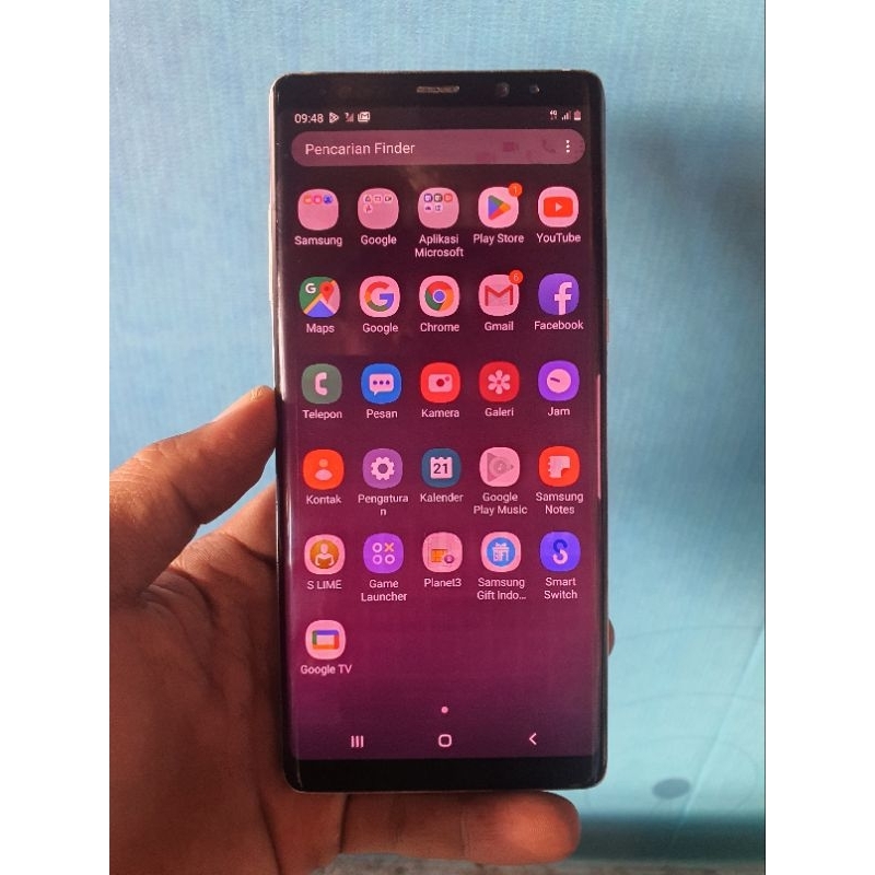 Samsung note 8 sein lcd shadow