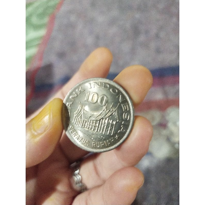 uang koin 100rupiah 1978