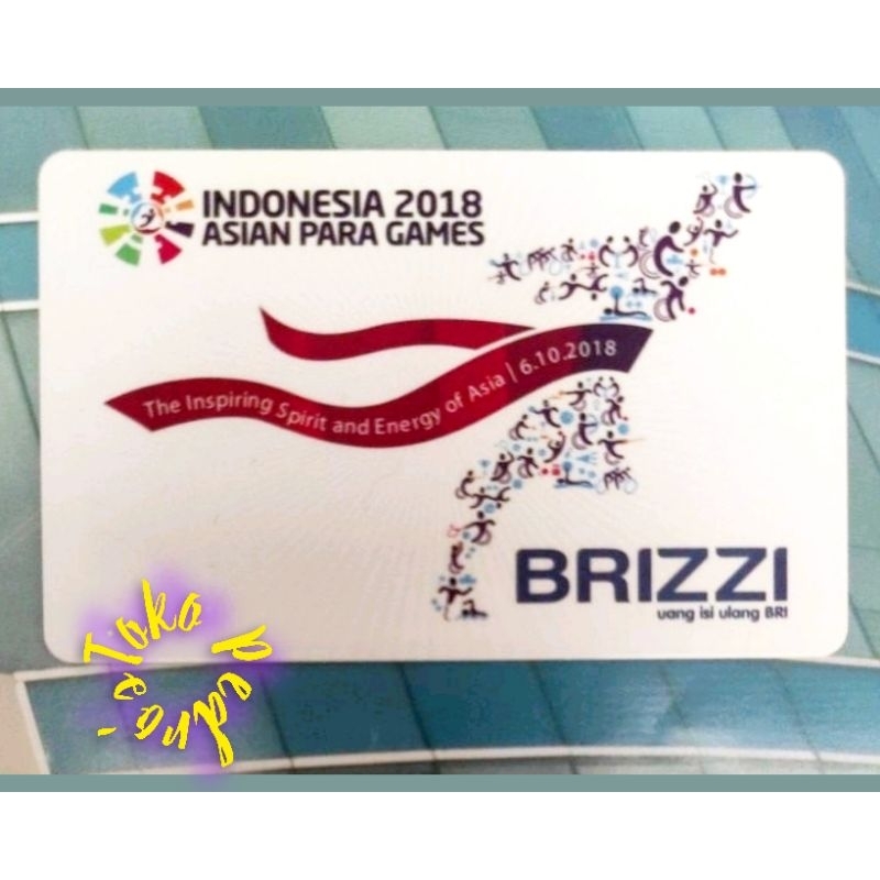 BRIZZI BRI Merchandise event INDONESIA ASIAN PARAGAMES 2018 /Like eMoney eTOLL Tapcash or Flazz