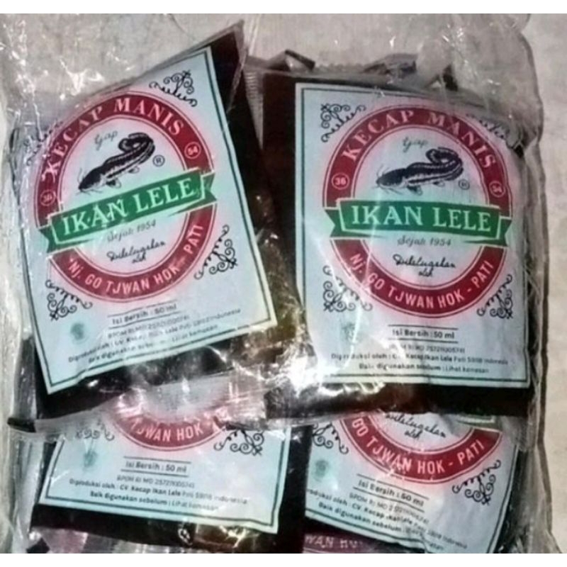 

Kecap Lele Pack isi 12*50ml Manis dan Enak