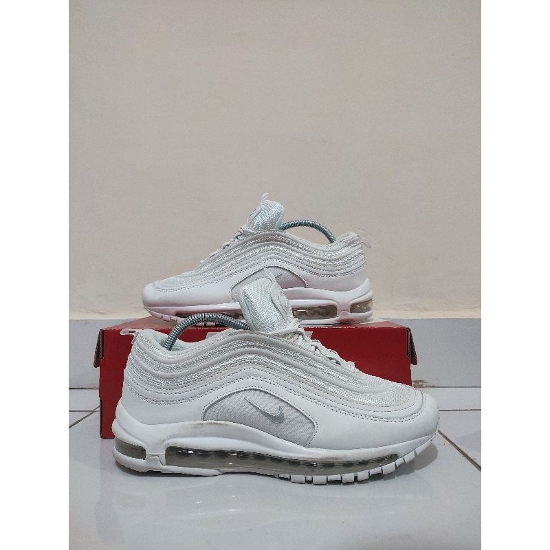 Nike Air Max 97 Full White Size 42 Second Free box Nike