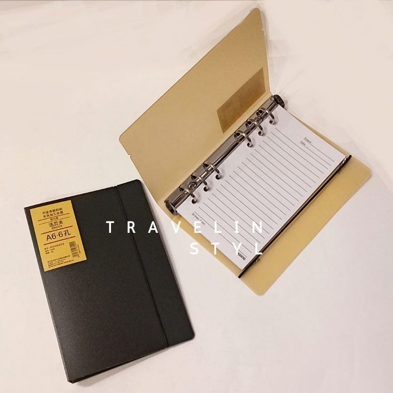 

Binder A6 6ring model Karet