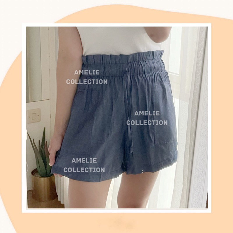 DENIM SHORTPANTS - celana jeans pendek