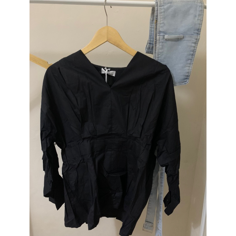 Kemeja Katun Mix Jeans Import