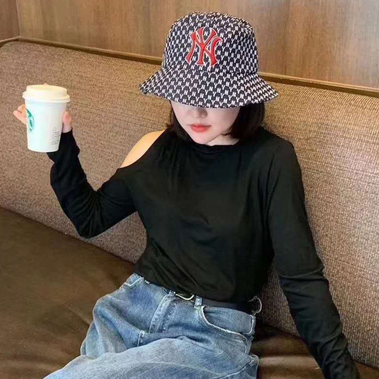 Topi Bucket Hats NY Bucket Korea Fashion Import Casual Style Premium Quality/Bucket pria wanita kekinian