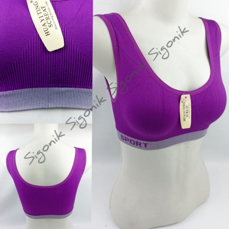 Miniset Bra BH Wanita Remaja ABG Dewasa Kurus L fit XL Allsize Free Size Sport Rajut Seamless Cewek Perempuan Huayiting Screat MINI SET Undies Dalaman Cantik Polos Import Sigonik