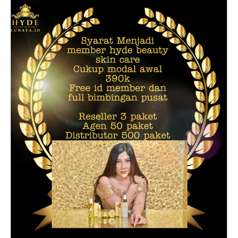 HYDE BEAUTY SKINCARE ORYGINAL 100% BPOM