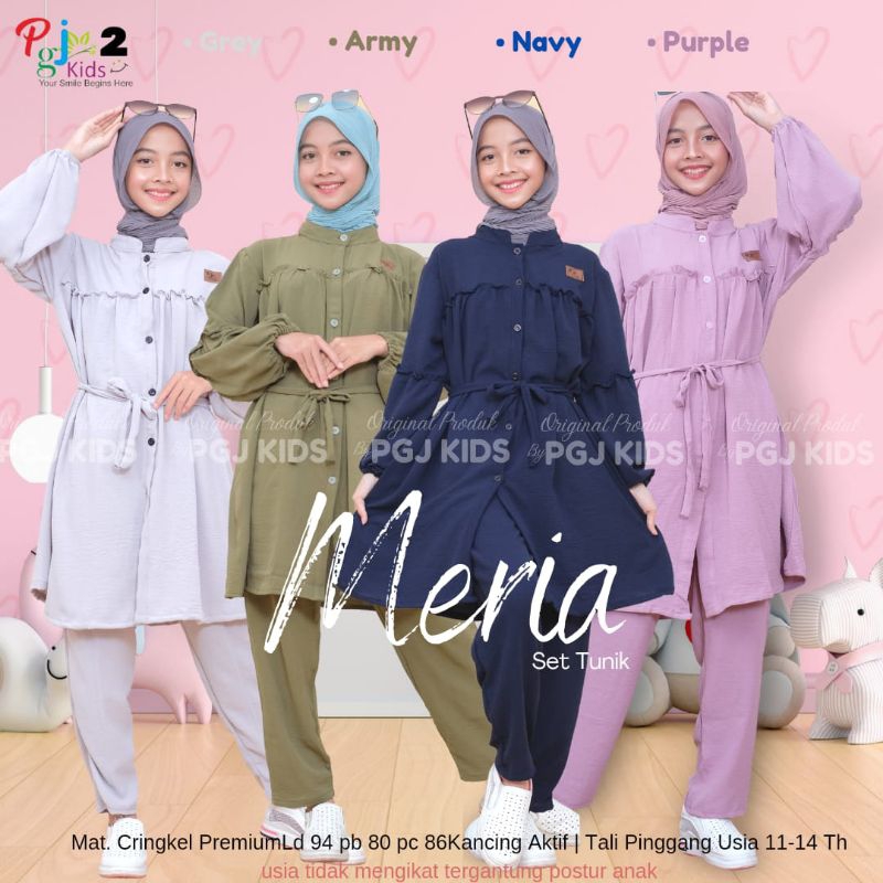 MERIA SET TUNIK // PGJ KIDS -2502