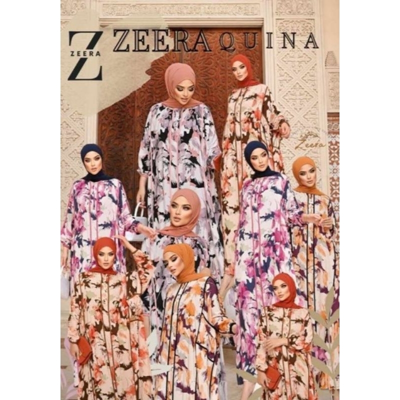Daster Arab Maxi Dress Kaftan QUINA by ZEERA / Home dress Gamis wanita