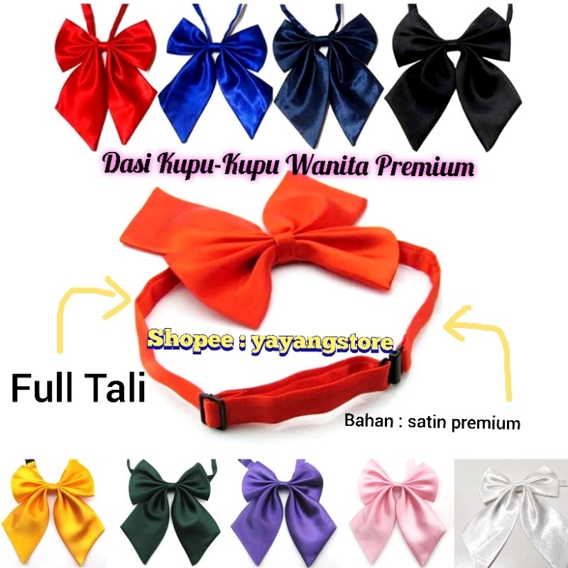 Dasi Wanita Kupu - Kupu / Dasi Kerja Wanita / Bowtie Wanita / Dasi pegawai hotel / Cewek