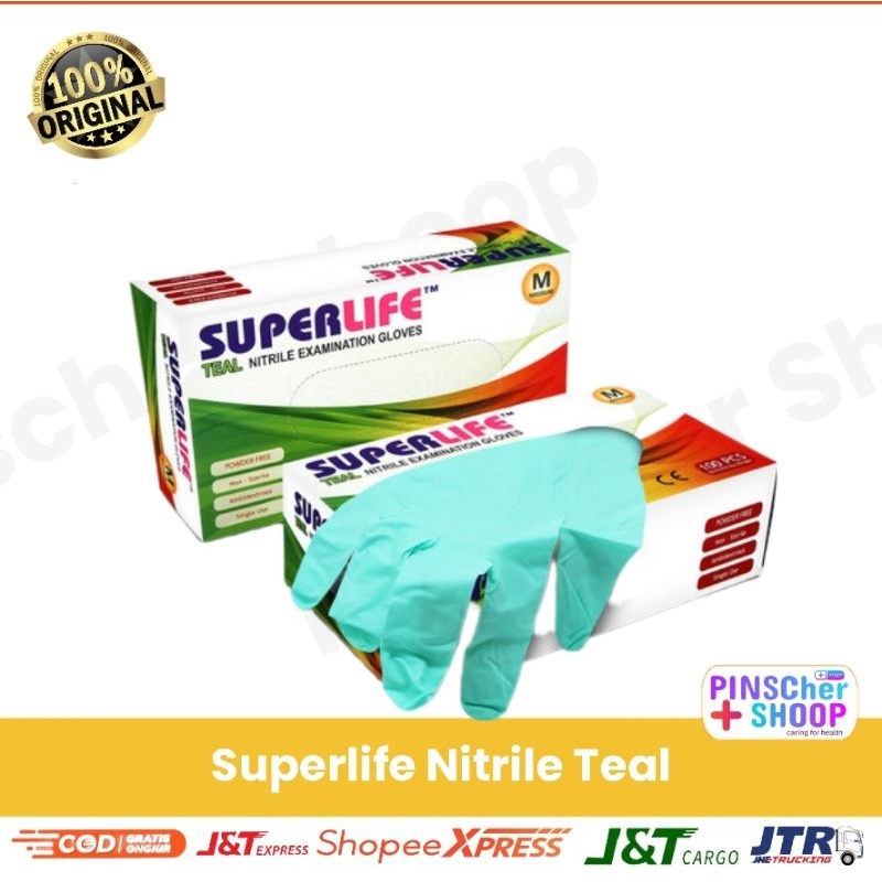 SAFEGLOVE NITRILE SARUNG TANGAN NITRIL TANPA BEDAK ISI 100 PCS / BOX