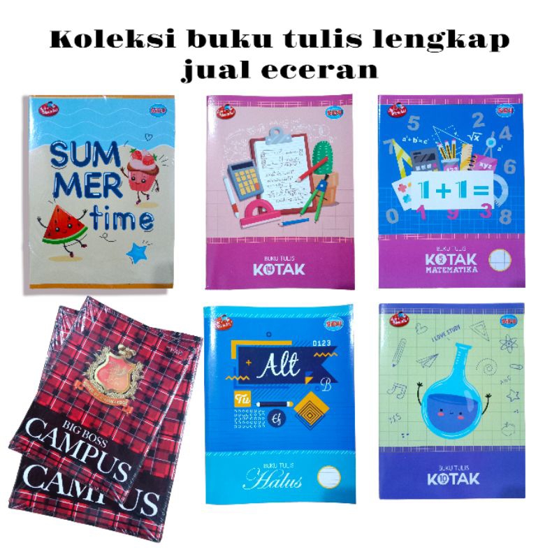 

Buku Kotak sidu isi 38 lembar /Buku tulis sidu lainnya jual eceran